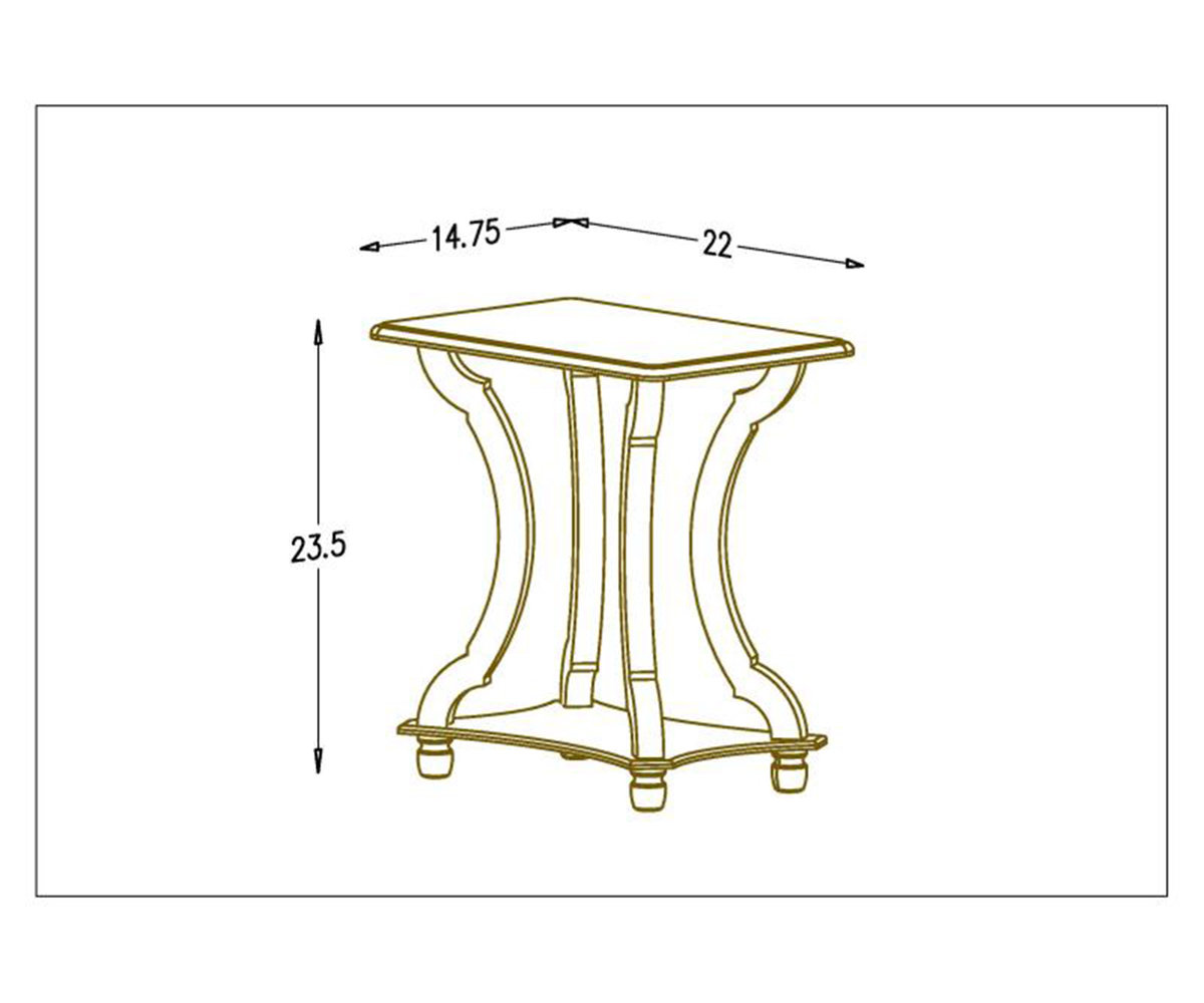 Ophelia & Co. Leppert 23.5'' Tall End Table & Reviews Wayfair